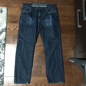 Original Straight Blue Jeans from AEO